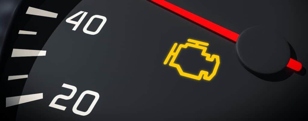 Engine management warning light check